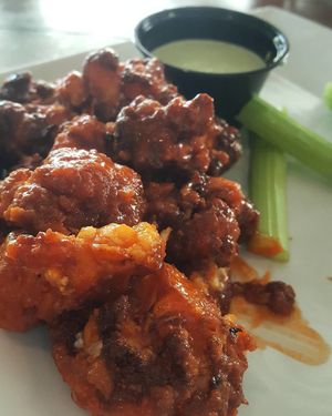 cauliflower wings at VegeNation in Las Vegas