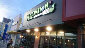 Outside at VegeNation in Las Vegas