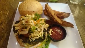 The Vegenation Burger at VegeNation in Las Vegas