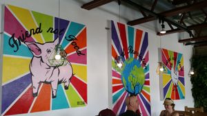 Nice decore at VegeNation in Las Vegas