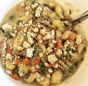 Chickn pot pie gnocchi  at VegeNation in Las Vegas