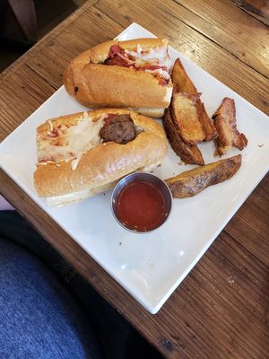 Meatball sub at VegeNation in Las Vegas