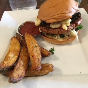 Mac Daddy burger at VegeNation in Las Vegas