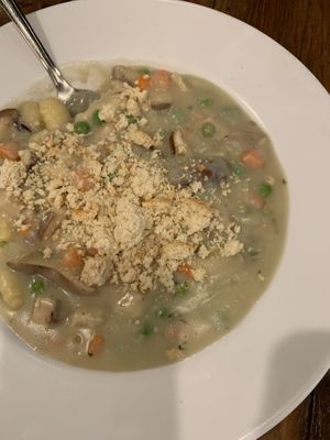 Chicken Pot Pie Gnocchi at VegeNation in Las Vegas