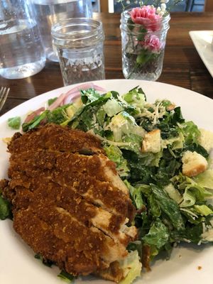 Crispy Chickun Caesar Salad at VegeNation in Las Vegas