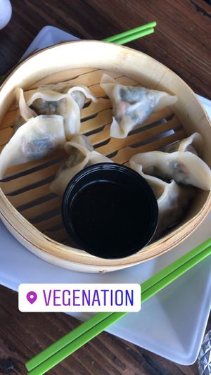My little dumplings at VegeNation in Las Vegas