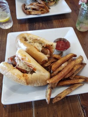 Meatball sub at VegeNation in Las Vegas