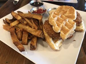  Chicken & Waffles at VegeNation in Las Vegas