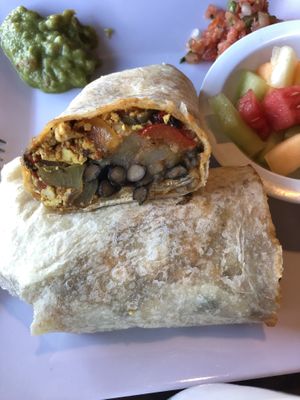 The Badass Vegan Burrito at VegeNation in Las Vegas