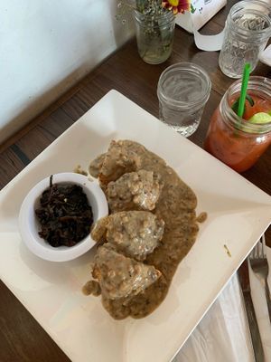 Biscuits and gravyyyy  at VegeNation in Las Vegas