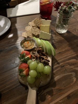 Cheese board at VegeNation in Las Vegas