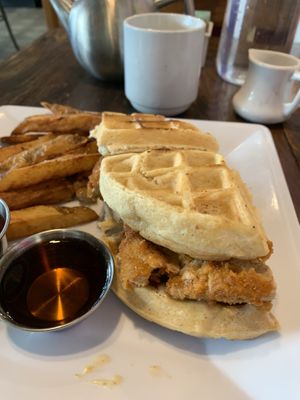 Chkn and Waffles! at VegeNation in Las Vegas