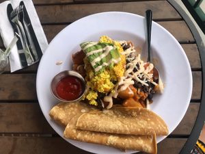 tofu scramble at VegeNation in Las Vegas