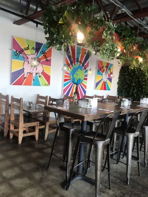 indoor seating at VegeNation in Las Vegas