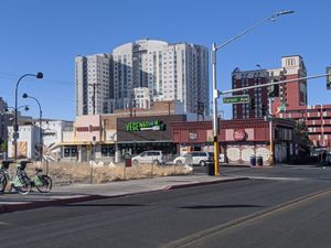 This place is easy to spot. at VegeNation in Las Vegas