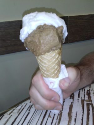 coffee and mint at Olive Dolci - Via Emanuele Filiberto in Rome