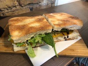 Vegan panini  at iPhame in Rome