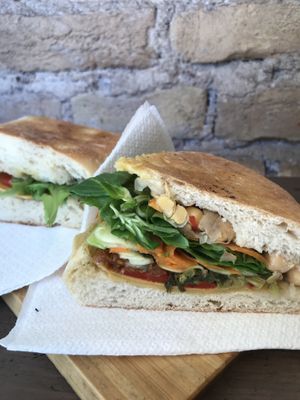 Vegan panini  at iPhame in Rome