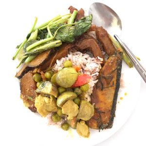 buffet 2 at Night Market Vegetarian in Hua Hin