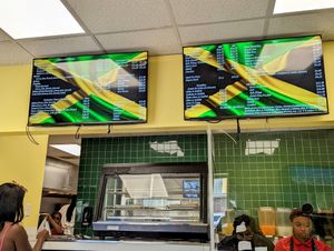 Carryout counter at Tashes Ankh in Randallstown