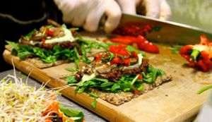 Live Pizza at Karanaki's Raw Food in Fremantle
