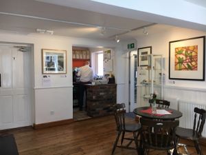 inside  at The Art Cafe in Whitby