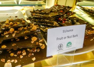 fruit and nut bark at Chocolaterian in Madison