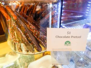 chocolate pretzels at Chocolaterian in Madison