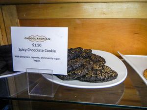 spicy chocolate cookies at Chocolaterian in Madison