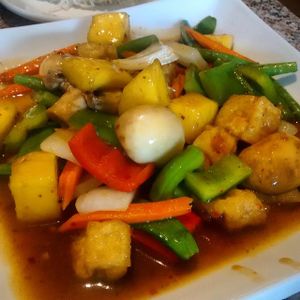 mango stirfry at Thai Ivory Cuisine in Bedford