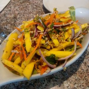 Mango salad, no fish sauce.  at Thai Ivory Cuisine in Bedford