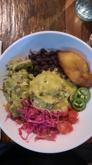 Vegan Arroz Verde at Hola Arepa in Minneapolis