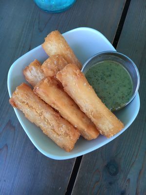 Yuca fries - the best in town at Hola Arepa in Minneapolis