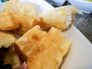 yuca fries at Hola Arepa in Minneapolis