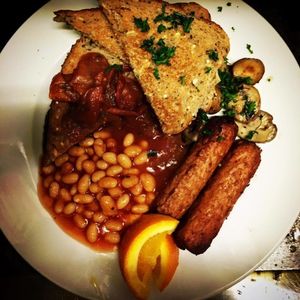 Vegan Breakfast at Coffee Evolution in Huddersfield