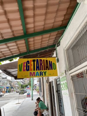 Entrance at Mary Restaurant Vegetariano in Puerto Vallarta