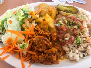 All you can eat for 110 pesos 😍 at Mary Restaurant Vegetariano in Puerto Vallarta