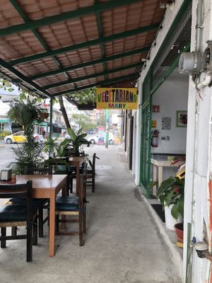 Love the outdoor seating. Everyone is so kind and helpful at Mary’s.   at Mary Restaurant Vegetariano in Puerto Vallarta