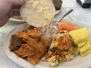 The beans did not disappoint    at Mary Restaurant Vegetariano in Puerto Vallarta