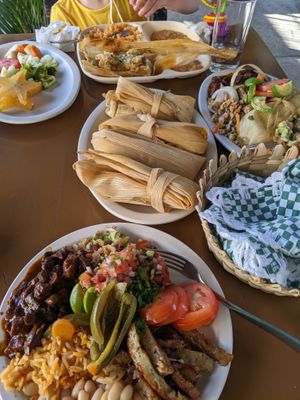 Tamale special! at Mary Restaurant Vegetariano in Puerto Vallarta