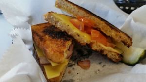 grilled cheese at Planet Yum in Vero Beach