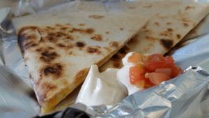 quesadilla at Planet Yum in Vero Beach
