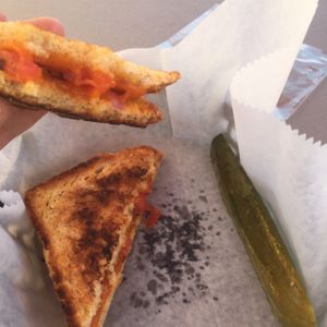 grilled cheese! at Planet Yum in Vero Beach