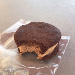 chocolate ice cream sandwich at Planet Yum in Vero Beach