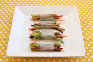Summer rolls at VeganCat in Berlin