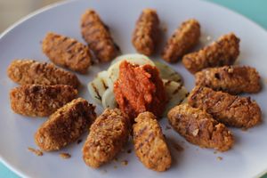 Vegan Cevapcici at VeganCat in Berlin