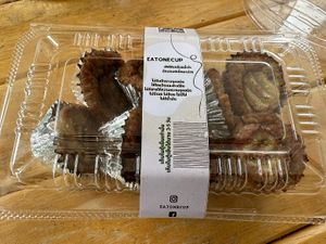Mini Vegan Banana Cupcakes   at Bangkok Farmers' Market Community Shop in Bangkok