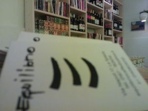 Books and Wine at Equilibrio in La Spezia