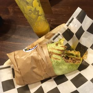 spinach burrito california at Momencik in Warsaw