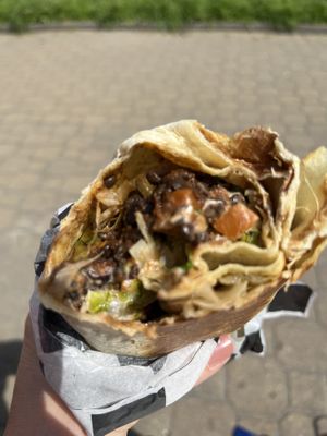 Chilli non carne burrito  at Momencik in Warsaw